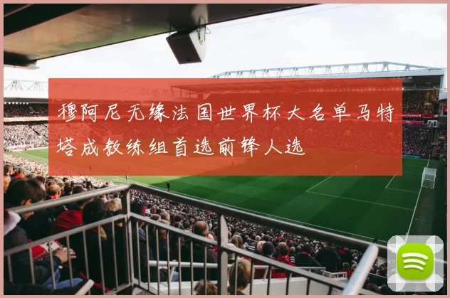 穆阿尼无缘法国世界杯大名单马特塔成教练组首选前锋人选